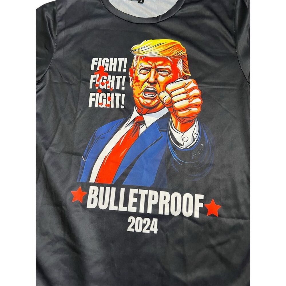 Trump Bulletproof 2024 Fight T-Shirt Unisex S